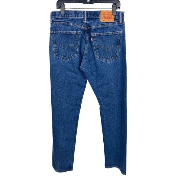 Levis 505 Jeans Mens Regular Fit Straight Leg Stretch 34x34 - Picture 5 of 5
